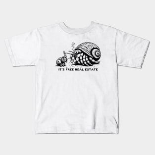 It's Free Real Estate Hermit Crab Kids T-Shirt